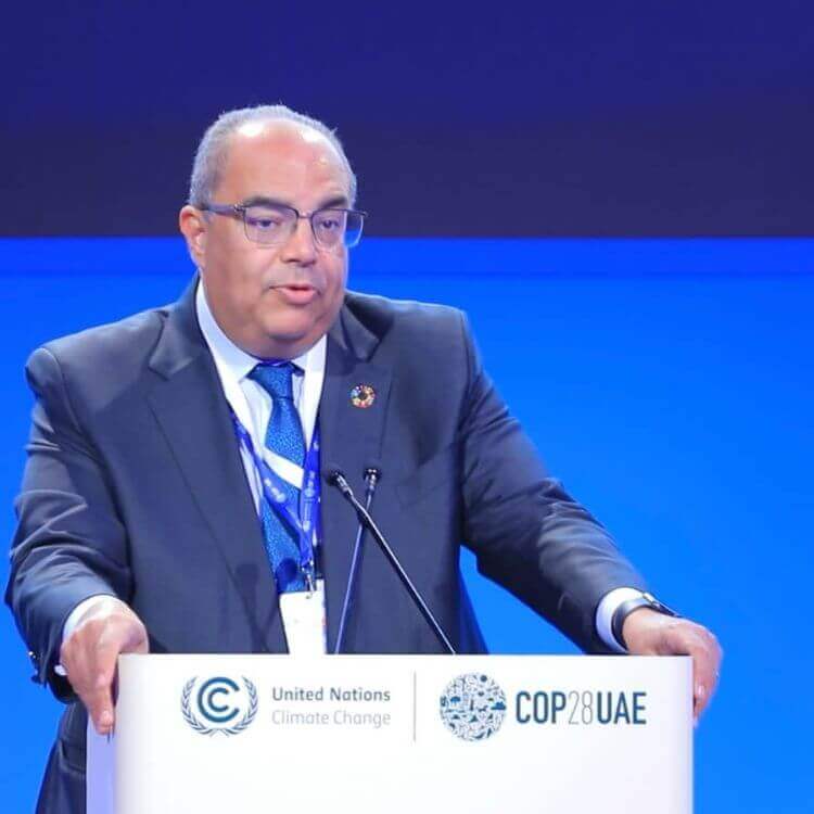 Dr. Mahmoud Mohieldin at the Global Climate Action High-Level Closing Event at COP28